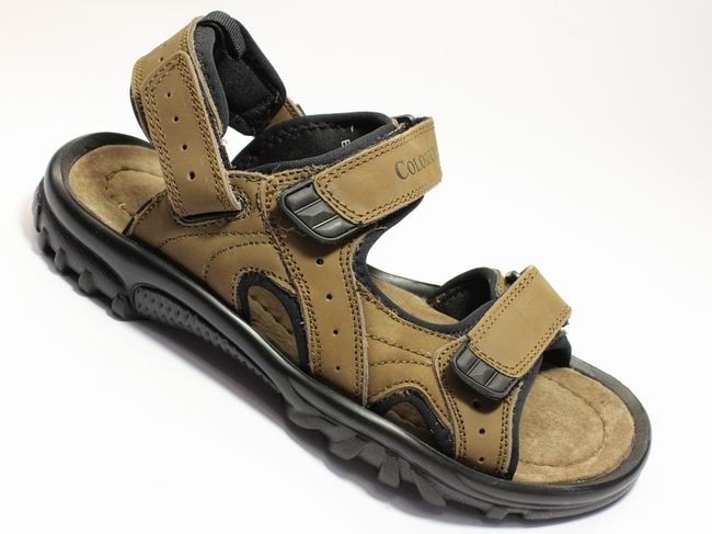 NEU Herren Jungen Leder Trekking Sandalen Outdoorsandale Sandal Schuhe