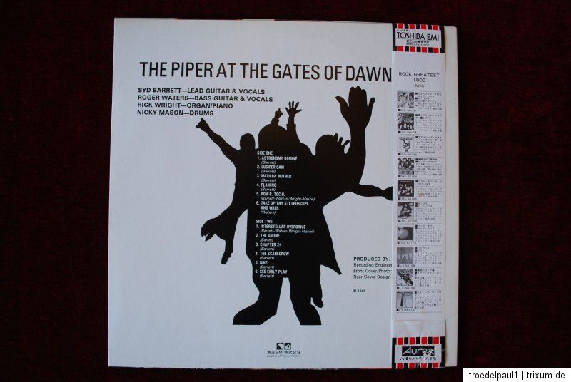 Pink Floyd The Piper at the Gates of Dawn LP Mint JAPAN Press OBI EMS