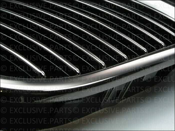 BMW Z3 NIEREN GRILL SCHWARZER CHROM SHADOW BLACK LOOK