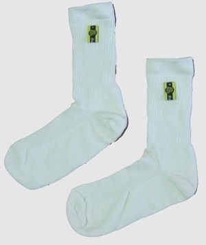 FIA Nomex kurze Socken Classic uni weiß FIA 8856 2000