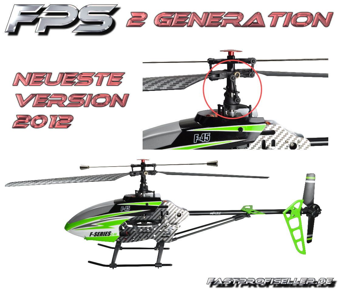 RC Helikopter MJX F645 F45 2.4 GHZ 4 Kanal Single Rotor MEMSGYRO