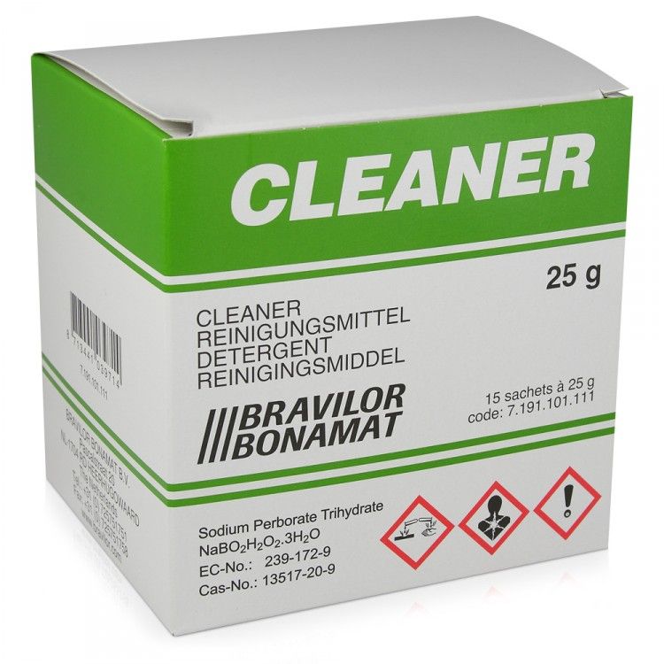 27,07 EUR/kg) Bravilor Bonamat Cleaner   Pulver 15x25g