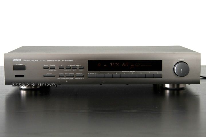 YAMAHA TX 670RDS TX 670 RDS STEREO TUNER