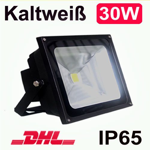 30W LED Fluter Außen Strahler Scheinwerfer Flutlicht SMD IP65