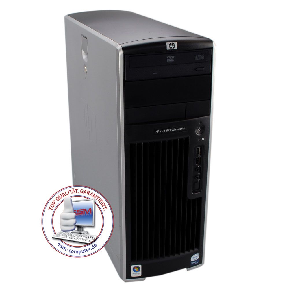 HP XW6600 Xeon QuadCore E5410 2 33 GHz 8 0GB Quadro FX1700 Win7 Prof