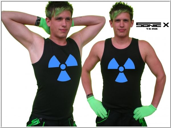 Techno EBM Muscle Shirt Hardstyle Rave Sonic X Techno