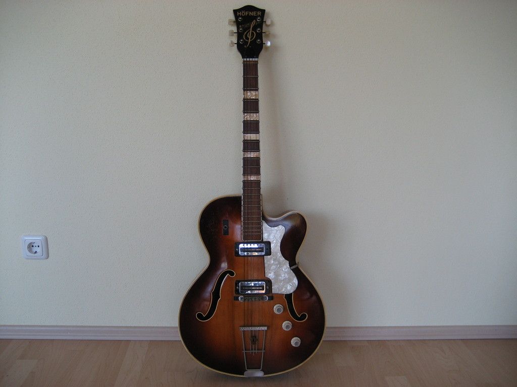 Höfner Hofner Hoefner Vintage Archtop Jazzgitarre e gitarre anfang