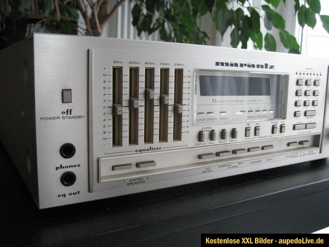 Marantz SR 8100 DC CompuTuner Stereo Receiver   reparaturbedürftig