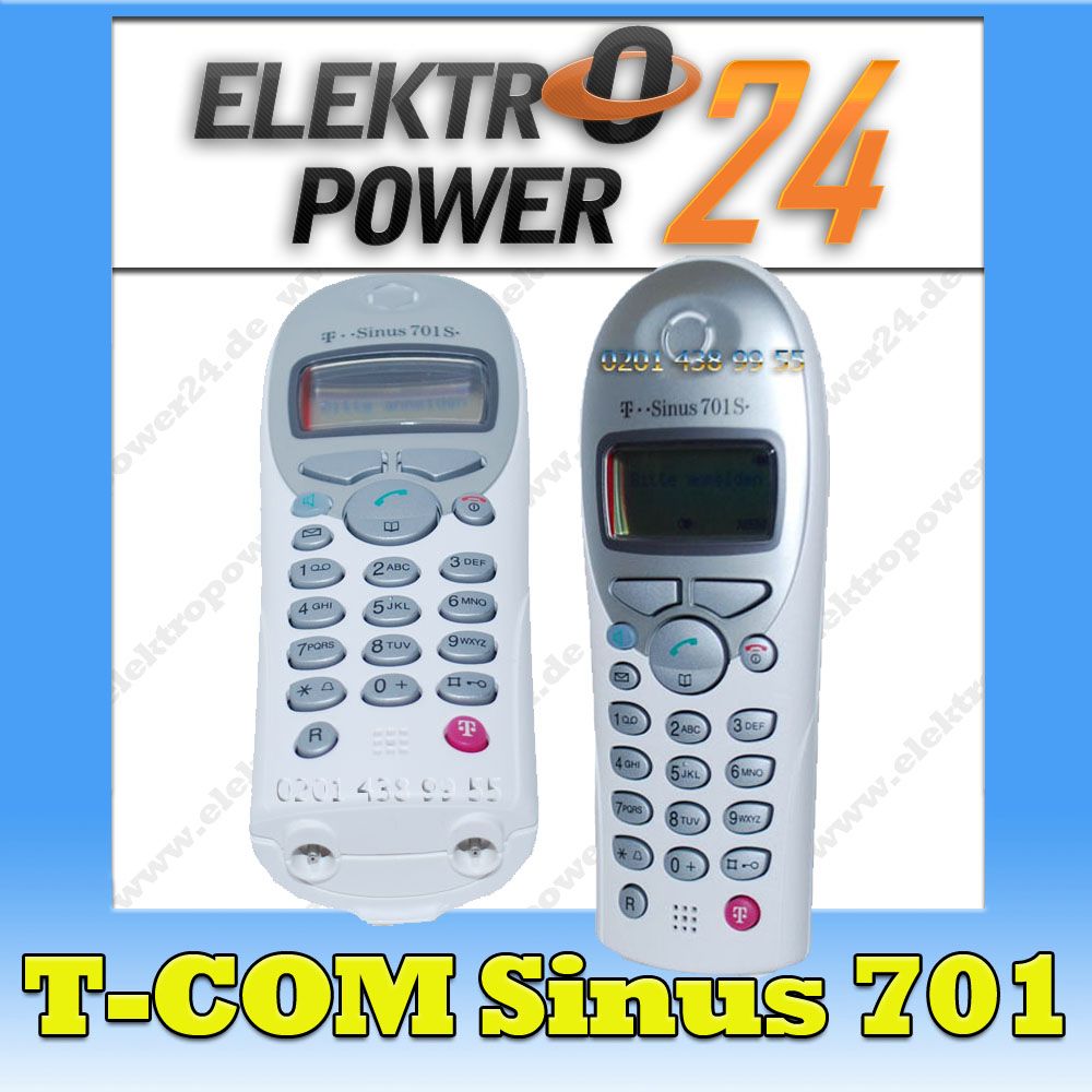 Telekom T Sinus 701S/ Mobilteil/Handset/Handteil NEU 4025125003053