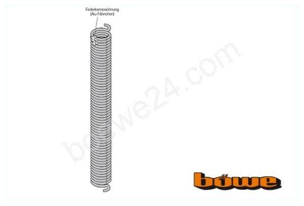 Hörmann Torsionsfeder L22 / L23 3051021 (ersetzt durch L703 3051909