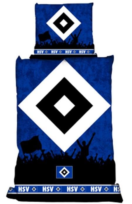 HSV Bettwäsche Hamburg Hamburger Fans Biber 135x200cm