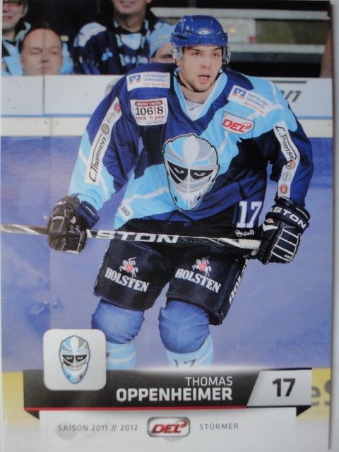 DEL 2011/12 Thomas Oppenheimer Hamburg Freezers 067 Playercard