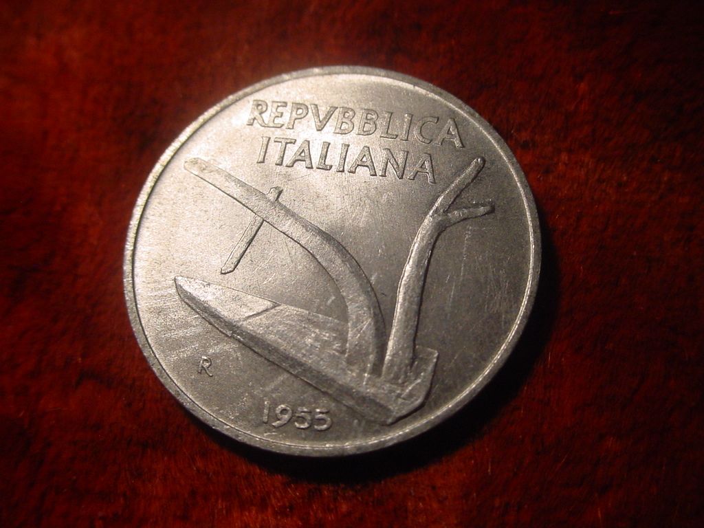 Italien Italy 1955 R 10 Repvbblica Italiana 699