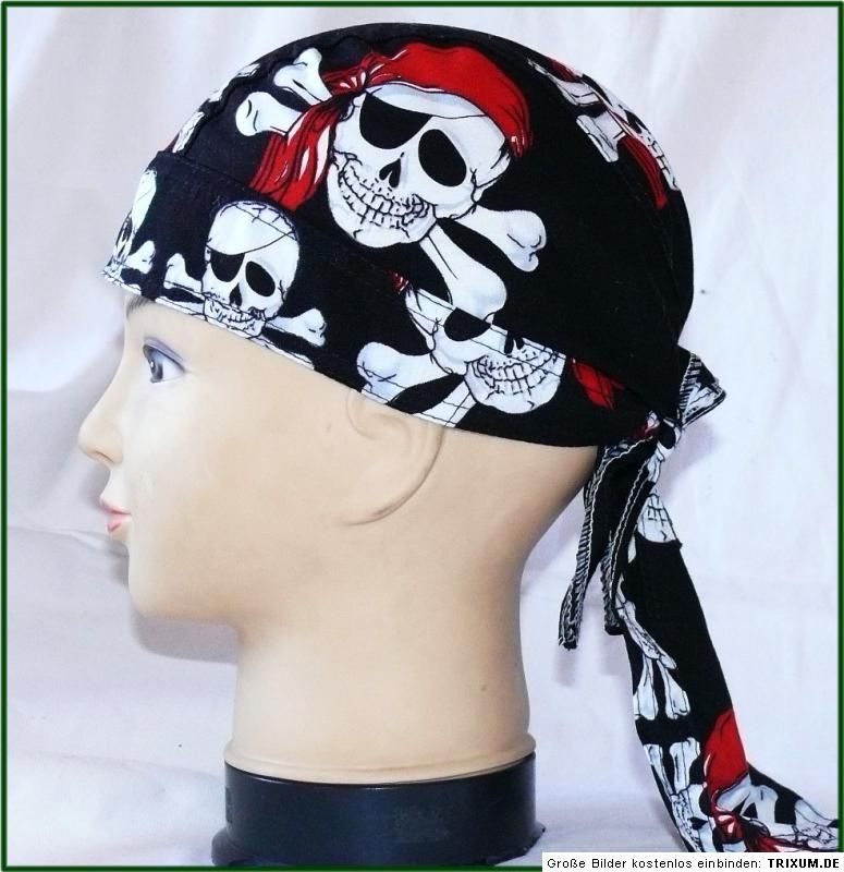 Zandana,Bandana, PIRAT,Kopftuch,Biker,Skull,Rocker, NEU