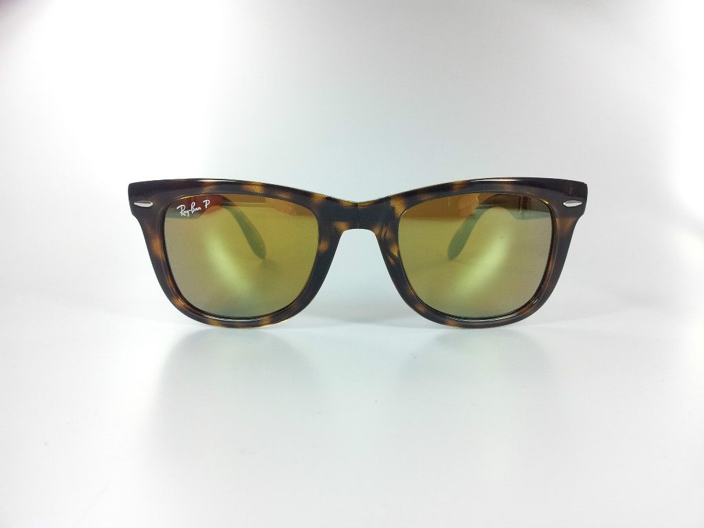 Ray Ban Sonnenbrille RB 4105 710 4S WAYFARER FOLDING POLARIZED SPECIAL