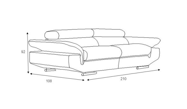 sofort abholbereit LEDER SOFAGARNITUR JB 712 3/2 LEDER MILANETTI SOFA