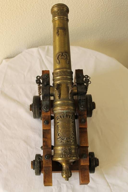 antike Kanone, Schiffskanone El Tigre 1797, spanische Fortress Kanone