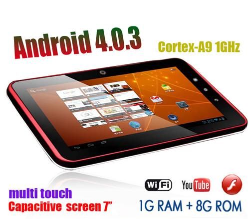 Zenithink 7 Zoll C71 Tablet PC Android 4 0 3 Kapazitiv 8GB Rom 1GB RAM