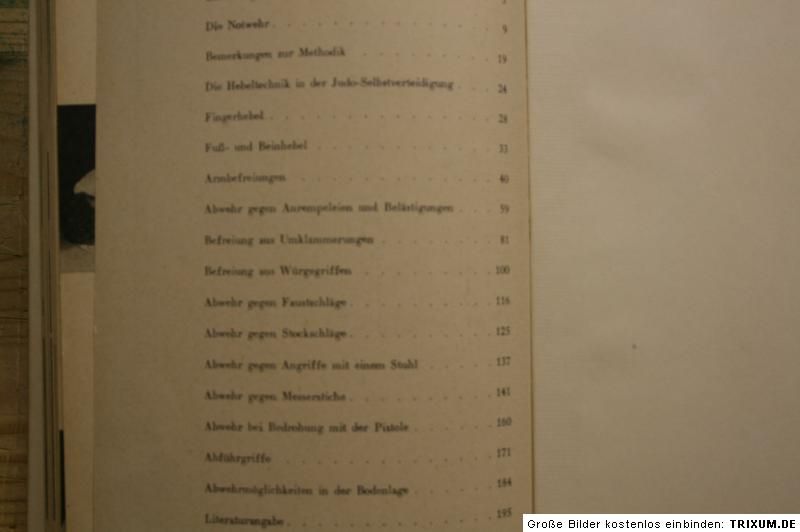 Judo Selbstverteidigung, Kampfsport, Lehrbuch, Volkpolizei, DDR 1962