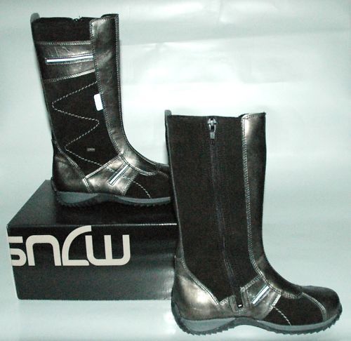 Mega Gaga Mädchen Stiefel schwarz/silber Gr 31 Neu