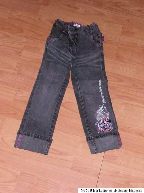 Zuckersüsse DISNEY MINNIE Jeans by C&A gr.104 NEUW. Kolle.2012 RAA