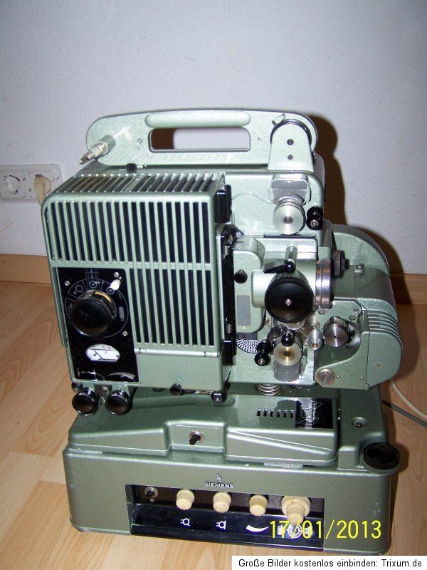 Siemens 2000 16mm Filmprojektor, Projector, Projecteur, with Tube Amp