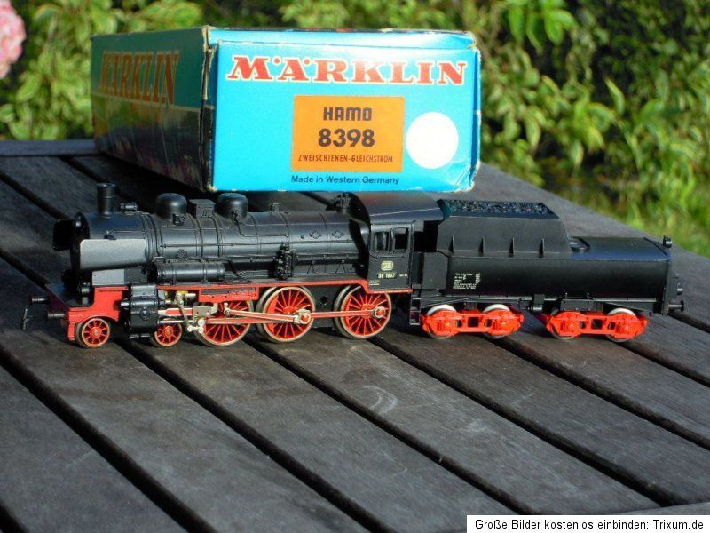 Märklin 8398 Hamo DC Personenzuglok BR 38 1807 mit Wannentender DB Ep