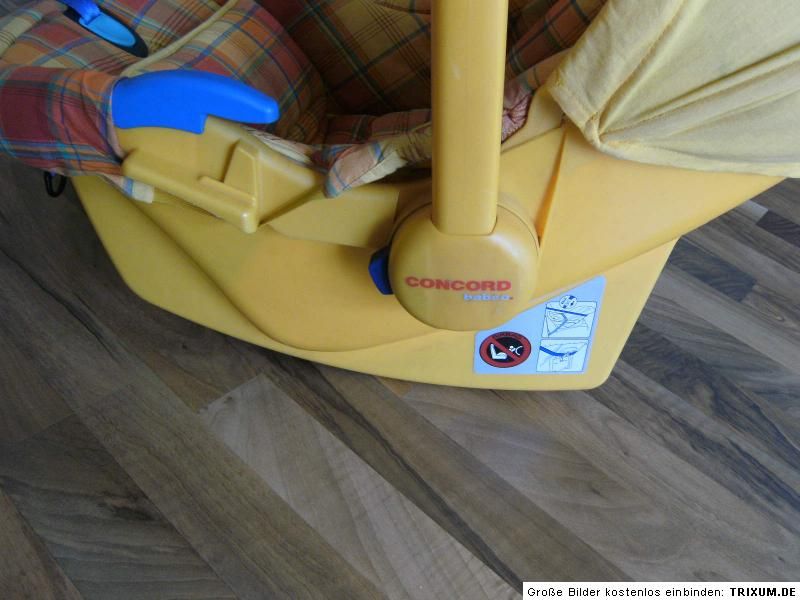 Autokindersitz CONCORD Baboo; gelb orange; bis 13 kg