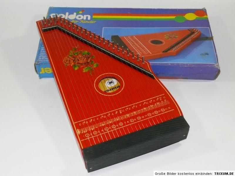 J756# DDR Zither für Kinder   Musima Markneukirchen