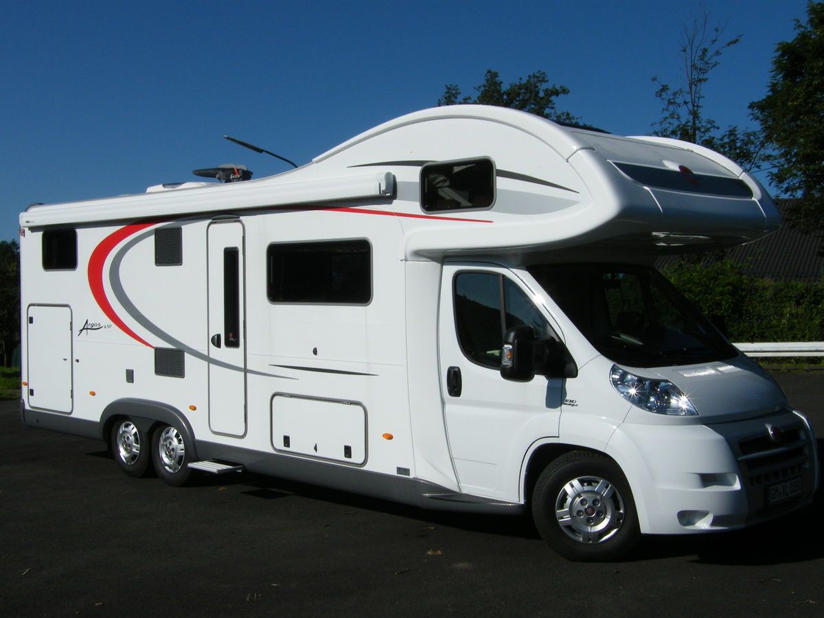 MIETEN LUXUS WOHNMOBIL BURSTNER ARGOS 747 2 G AUTOMATIK LEDER 6 SITZER