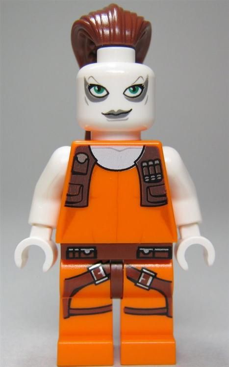 LEGO Star Wars Figur Head Hunter Aurra Sing (aus Bausatz 7930) + 2