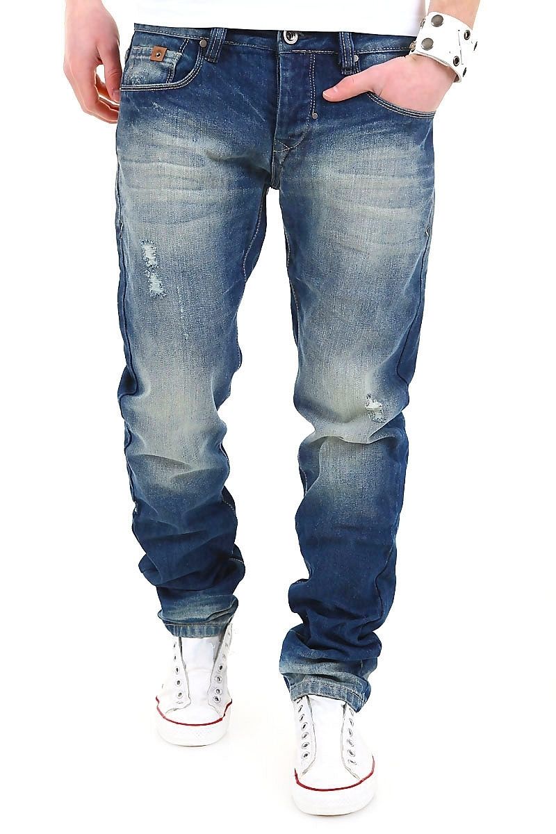 modell m 751 farbe blau material 100 % baumwolle herren jeans in blau