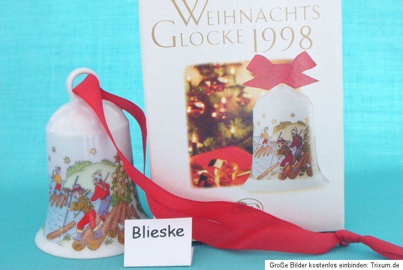 Hutschenreuther Weihnachtsglocken Porzellan 1978 bis 1999