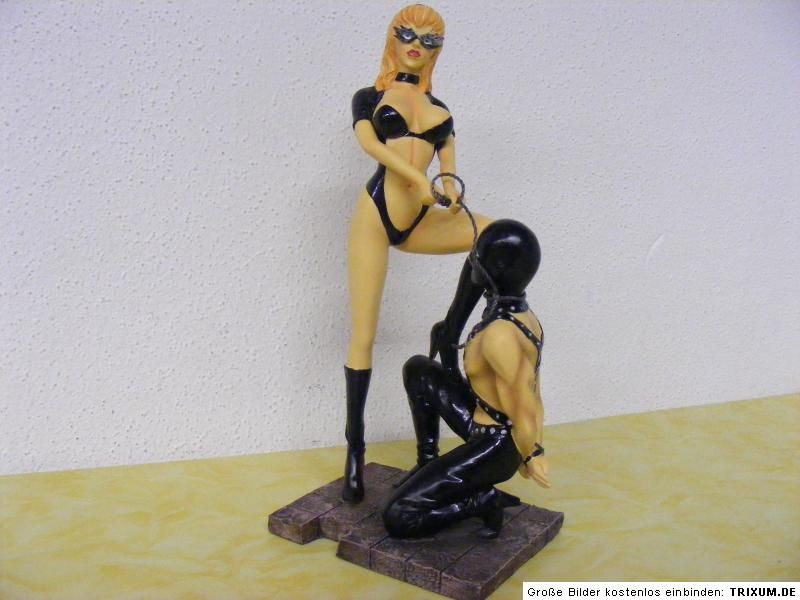 Sexy Sklave Domina aus Polystein Polyresin