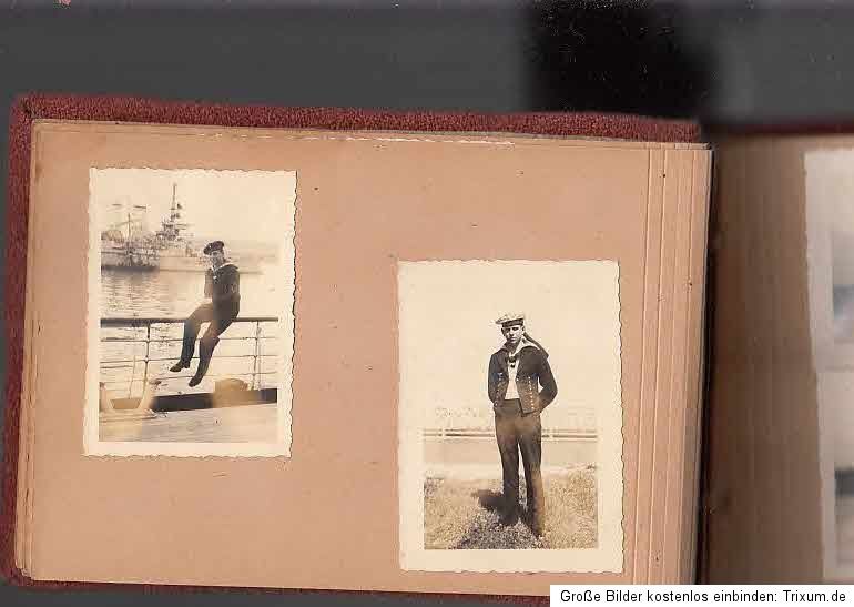 Fotoalbum , 2 WK , Marine , Kriegsmarine , Westende