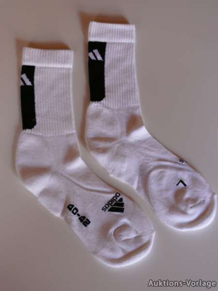 Paar Adidas Laufsocken Tennis Socken Gr. 34 36 Neu