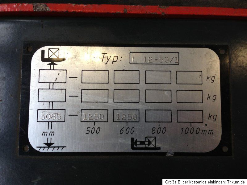 Linde L12 Doppelstock Hochhubwagen Deichselstapler Hubwagen Ameise