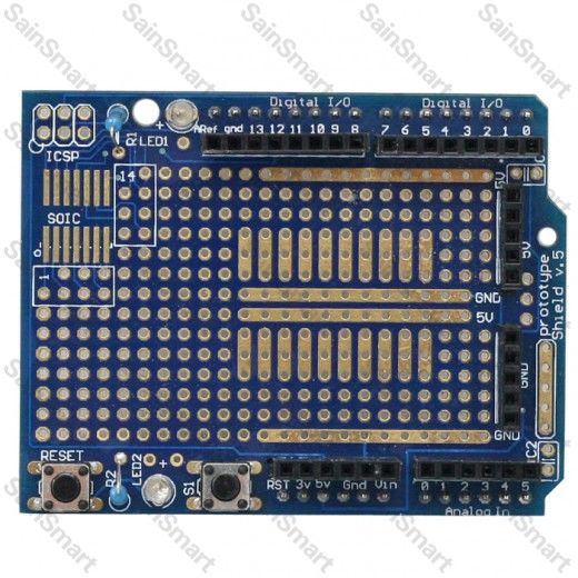 SainSmart 1602LCD Keypad+ Prototype Shield 4 UNO MEGA2560 ATMEL