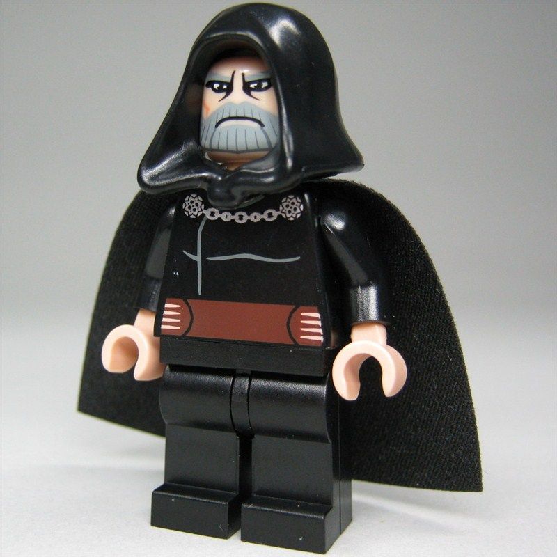 LEGO Star Wars Custom Figur Count Dooku (Sith Lord) mit Machtblitzen