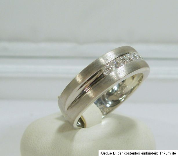 LUXUS BANDRING mit BRILLANTEN von 0,31ct. LUPENREIN / TOPWESS. in