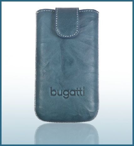 Bugatti Handytasche Für Apple iPhone 5 Leder Unique Jeans Etui Hülle