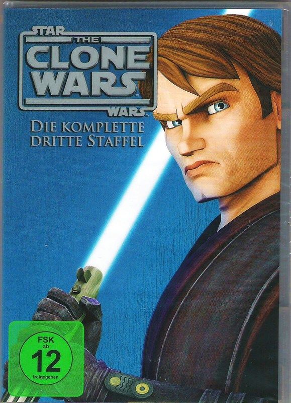 STAR WARS  THE CLONE WARS   Staffel Season 3   NEU   5 DVDs   OVP