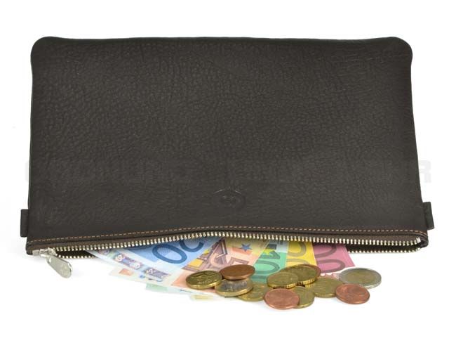 Sonnenleder Banktasche Leder Geldtasche Belegtasche süddeutsches