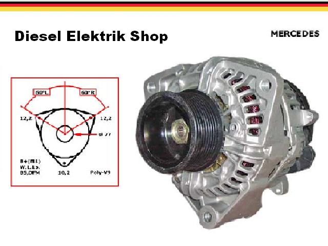 Lichtmaschine Mercedes 814 Atego 28V 80A