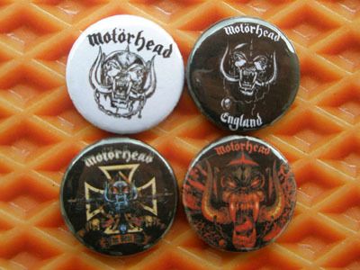 MOTÖRHEAD Button Buttons Lemmy Ace of Spades Metal