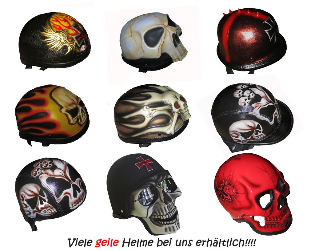 Motorradhelm Wikinger BIKER HELM CHOPPER bulzeye