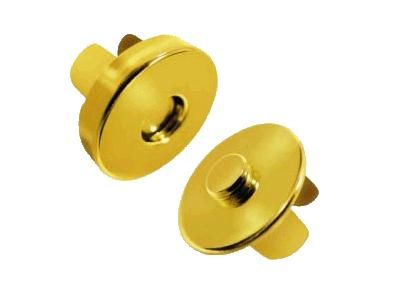 Magnet Druckknopf 19mm Magnetknopf gold