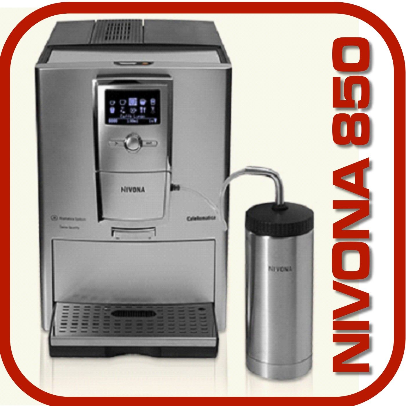 NIVONA CafeRomatica 850 Duo Auto Cappuccino unfangreiches Starterpaket