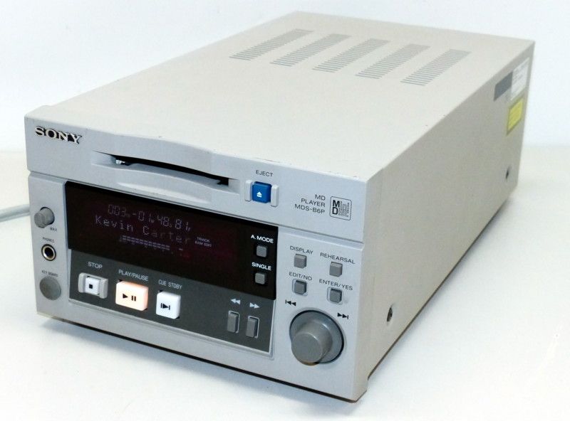  MDS B6P Minidisc MD Player Professional Studiogeraet Broadcast 845