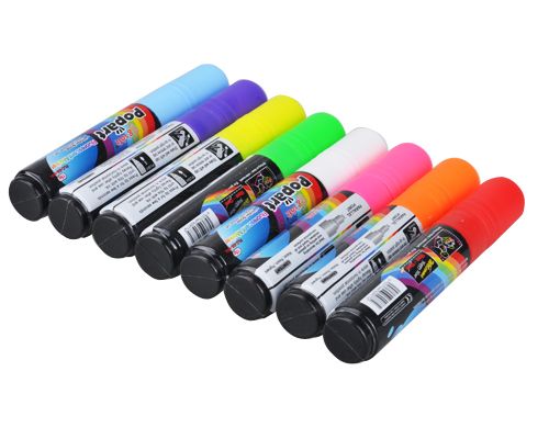 Colors Fluorescent Liquid Chalk 10mm Marker Pen